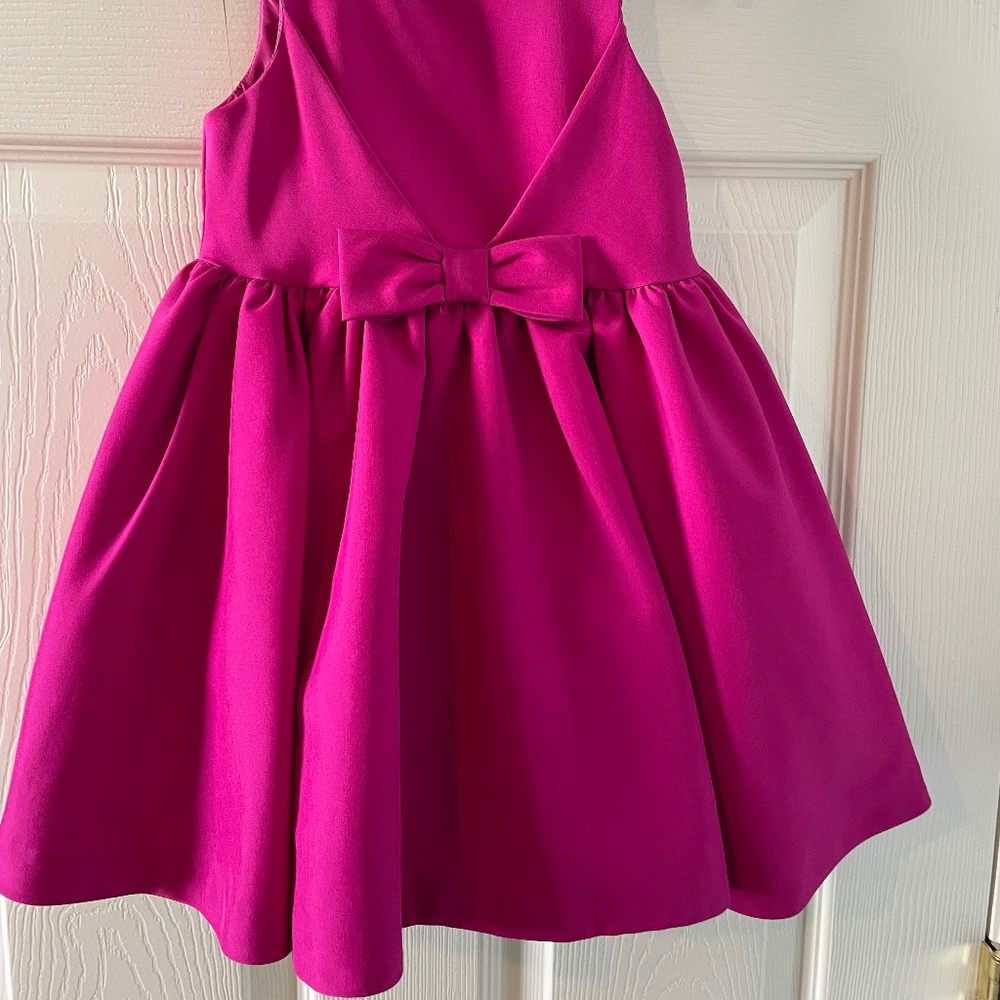 Janie and Jack 18-24M dark rose party dress - Picture 2 of 5